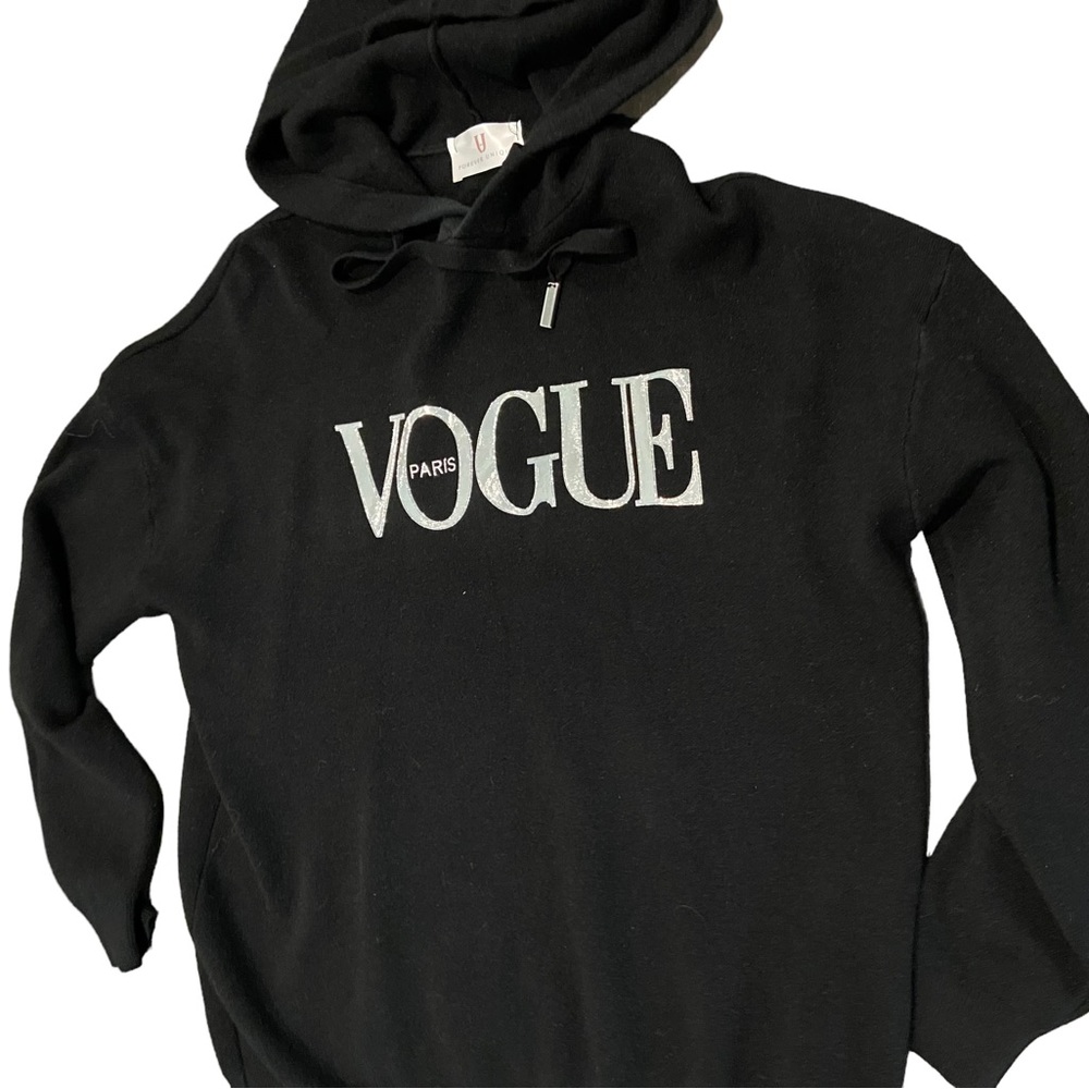 Forever Unique Viscose “ Vogue” sweater with hoodie